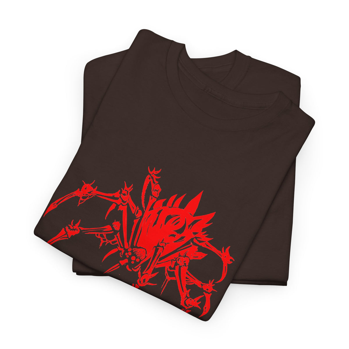 TFO Spiders Crimson Heavy Cotton Tee