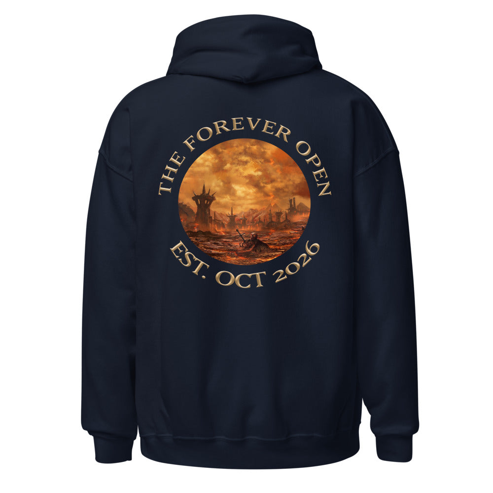 TFO Landscape Event Hoodie Size Up, navy, back