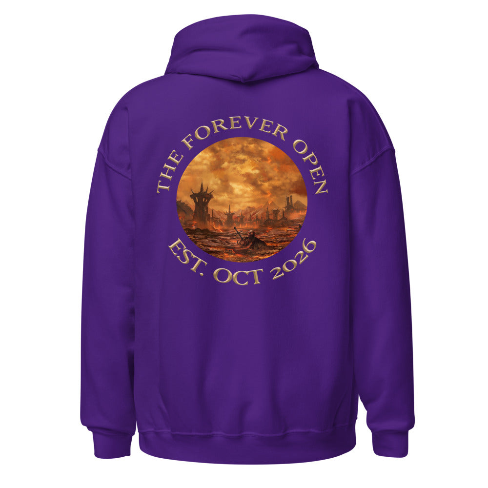TFO Landscape Event Hoodie Size Up, purple, back
